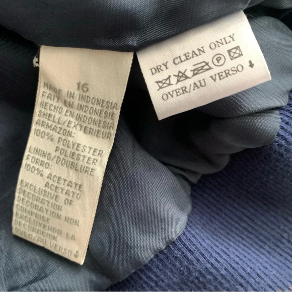 VTG Liz Claiborne Bomber Jacket Nautical Preppy Equestrian Old Money SZ 16 1X - Picture 11 of 15